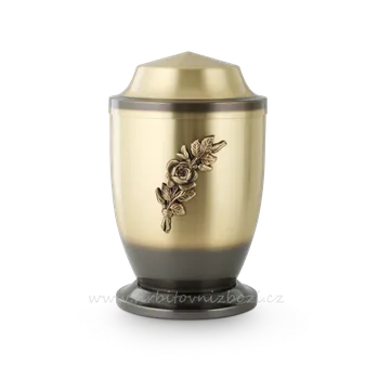 Smuteční dekorace Urna mosazná 832