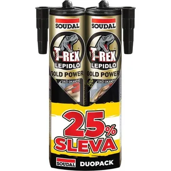 Montážní pěna Lepidlo T-Rex Gold Power – 2×290 ml