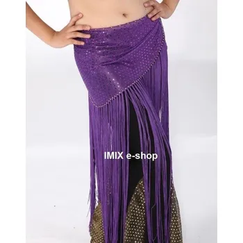 Šátek Třásňový šátek HAMID Fialová