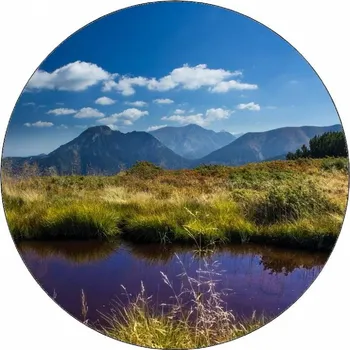 Jedlá dekorace na dort Jedlý papír Tatry 19,5 cm