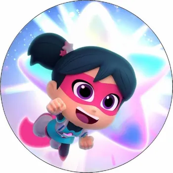 Jedlá dekorace na dort Jedlý papír StarBeam letící Zoe 19,5 cm