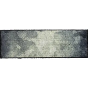 Rohožka Vnitřní čistící pratelná vstupní rohož FLOMA Prestige Structure green - 50 x 150 x 0,7 cm (81715910) FLOMAT