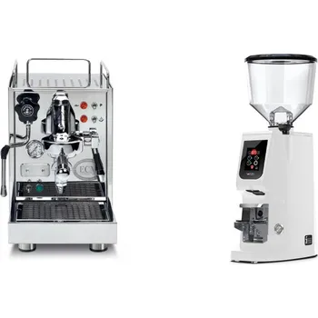 Kávovar ECM Classika PID + Eureka Atom W 65, white