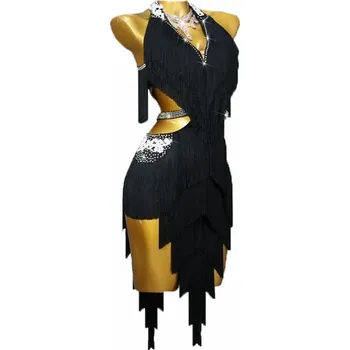 Profesionální šaty Fiona Černá S