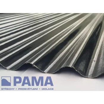 Průsvitná krytina ELYONDA Sklolaminátová neprůsvitná deska ELYONDA XLT vlna 76/18, antracit, 1000 x 5000mm, tl.0,85mm, 1xUV - neprůsvitná