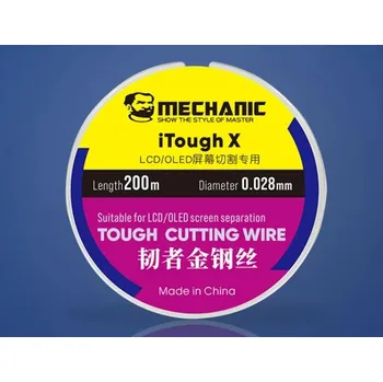 Sada nářadí diamantový řezací dělící drát 0,028mm 200m