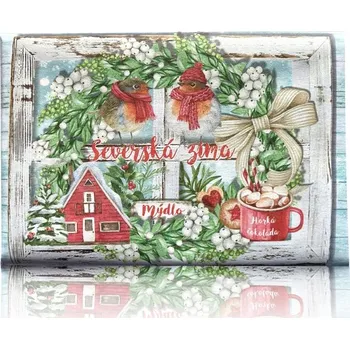 Mýdlo Soap Luxusní přírodní mýdlo 200g s vůní balené - Severská zima