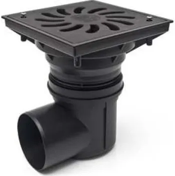 kanalizační vpusť Kanalizační vpusť boční KVB 110/250 s plastovou mřížkou 245x245mm, nosnost 1,5t (330S)