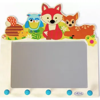 Věšák Hess věšák se zrcadlem Lesní zvířátka