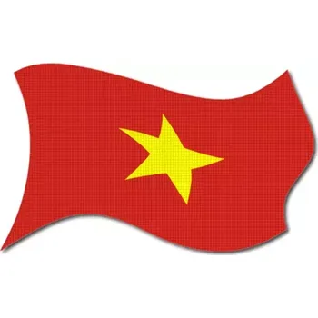 Vlajka Pelisport Vietnamská vlajka vlající tištěná
