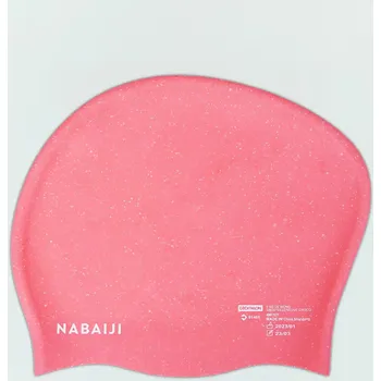 Plavecká čepice Plavecká silikonová čepice pro dlouhé vlasy - růžová