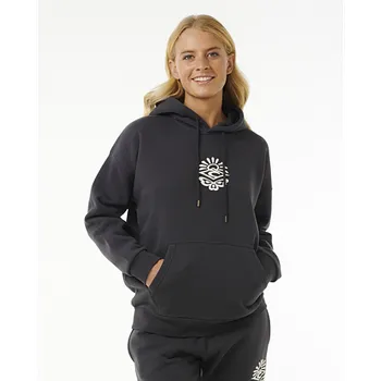 Pánská mikina Mikina Rip Curl ICONS OF SURF HERITAGE HOOD Washed Black velikost S