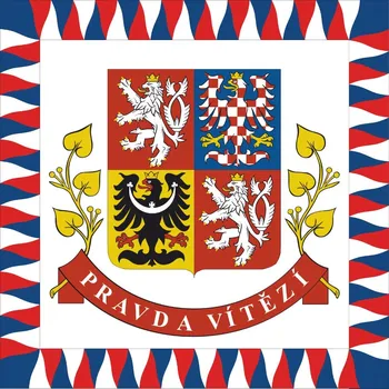 Vlajka Prezidentská vlajka (standarda) - 100 x 100 cm - tunel, karabina