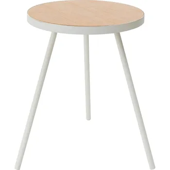 Toaletní stolek Bílý kovový odkládací stolek Yamazaki Tower 38,5 cm