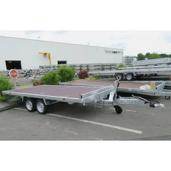 Přívěs k motorovému vozidlu Trigano/Lider Přívěs Lider plato 4,06x2,15 3500kg stav. oje, nájezdy