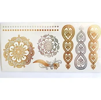 Odstranitelné tetování Metalické dočasné tetování č.14