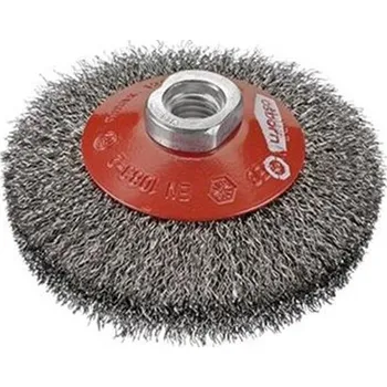 Drátěný kartáč Osborn 0002512162 - Kartáč drátěný talířový pr. 100 mm, šíře 20 mm, závit M14, zvlněný ocelový drát 0,3 mm