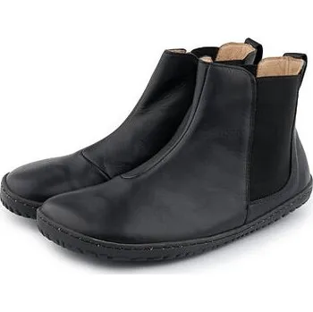 Dámská zimní obuv Vlnka Dámské barefoot kožené kotníkové boty Ofélie černá velikost obuv dospělí 38