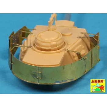 Plastikový model Aber Models 1/72 Turret skirts for Pz IV