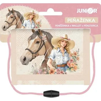 Peněženka Junior Dětská peněženka Horse dívka a kůň