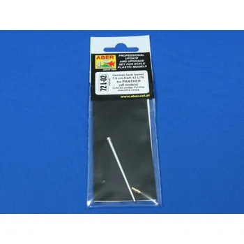 Plastikový model Aber Models 1/72 7,5cm KwK 42L/70 German tank barrel for Panther
