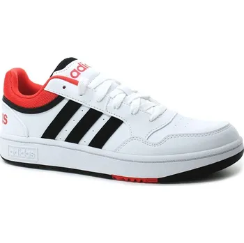 Chlapecké tenisky adidas HOOPS 3.0 K GZ9673 bílé, juniorské tenisky vel.5