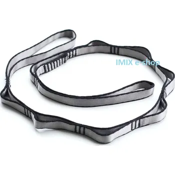 Prodlužující pás s oky na zaháknutí - šedá, dvě velikosti Délka 180 cm