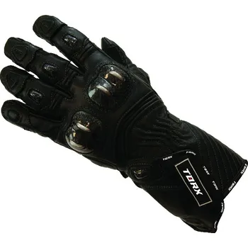Moto rukavice TORX VÝVýprodej LETNÍ KOŽENÉ RUKAVICE CAFE RACER BARVA ČERNÁ VELIKOST M