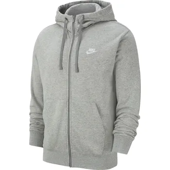 Pánská mikina Pánská rozepínací mikina Nike SPORTSWEAR CLUB šedá BV2648-063 - XS | UK 9,5 | US 12