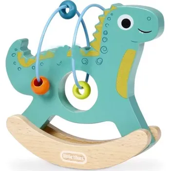 Houpací kůň Little Tikes Dřevěné houpací zvířátko s korálky