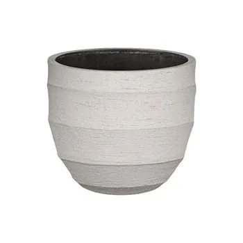 Květináč Luca Lifestyle Květináč Bordo New Egg Pot, Luca Lifestyle, průměr 36 cm, výška 31 cm, barva sand