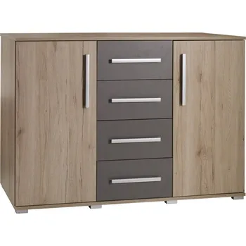 Komoda Maridex Dafne komoda D03 Zvolte provedení: San reno - Šedá