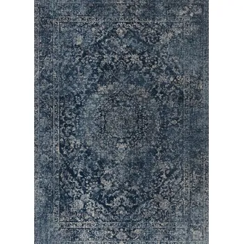 Koberec Breno Kusový koberec BELIZE 72412/500, 67x130 cm, Modrá/Vícebarevné