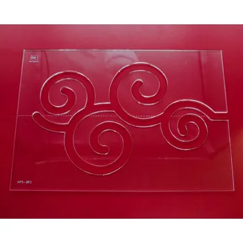 Příslušenství k šicímu stroji Quiltovací pravítko tvar spirála velká 3 inch NP5-SP2
