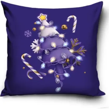Povlak na polštářek Carbotex Vánoční povlečení na polštářek Blue Tree, 40/40cm, PNL231234