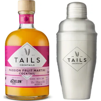 Pivo Tails Passion Fruit Martini Cocktail + Shake 14,9% 0,5 l (karton)