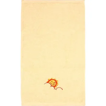 Ručník dětský froté SLUNÍČKO vanilkový 30x50 cm