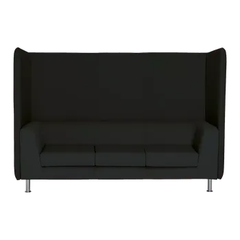 Sedací souprava ND 103 AKU trojkřeslo čalouněné, látka BONDAI BN 8033 černá