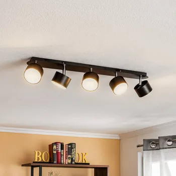 Lampička Eko-Light Stropní bodové světlo Cloudy pětilampové černé černý 5 x 11 W LED - Doprava zdarma