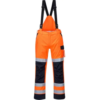 montérky PORTWEST Kalhoty Modaflame Rain Multi Norm Arc MV71 s laclem, reflexní POR-MV71ONRXXL 2XL Oranžová/navy