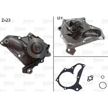 Chladič motoru Vodní čerpadlo, chlazení motoru VALEO 506624