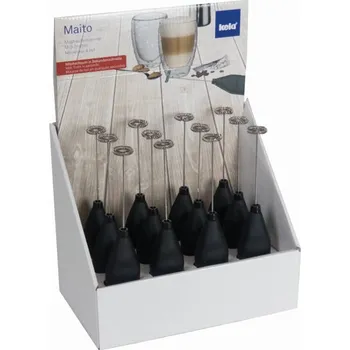Příprava kávy Šlehač mléka MAITO ušlechtilá ocel / ABS plastic, 12ks O3,5cm x v20cm