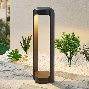 Lampička Podstavcové světlo Lucande Habsa LED, výška 50 cm antracit LED 11 W celkem - Doprava zdarma