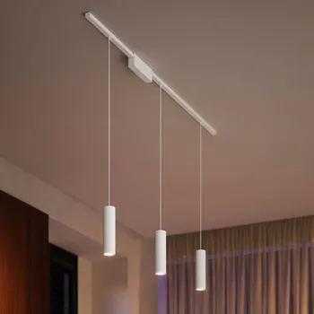 Svítidlo Dráha Philips Hue Perifo, 3 závěsná svítidla LED, bílá - délka kolejnic 100 cm + 50 cm 3 x 5,2 W LED - Doprava zdarma