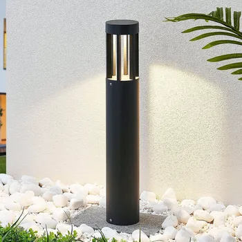 Venkovní osvětlení Lindby Světlo Jordis LED na cestu v tmavě šedé barvě tmavě šedá 1 x 6,5 W LED - Doprava zdarma