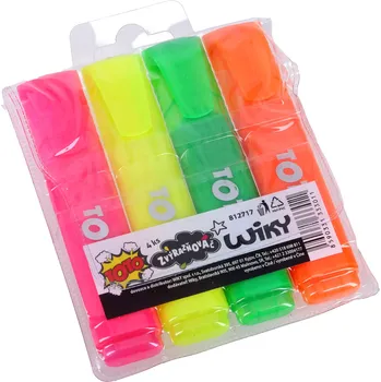 Zvýrazňovač Sada silných zvýrazňovačů 4 ks