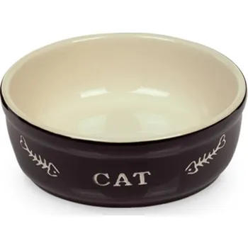 Miska pro psa Nobby Cat keramická miska 13,5 cm černá 250ml