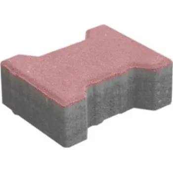 Venkovní dlažba Dlažba zámková PRESBETON H-Profil červená – 200×165×80 mm