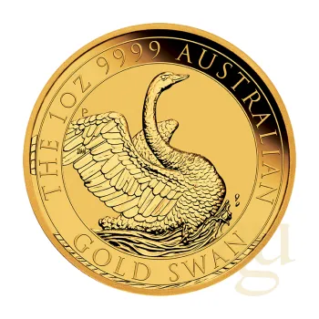 1 unce zlatá mince Austrálie Schwan 2020