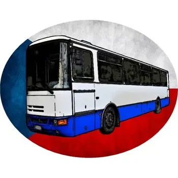Nášivka Nažehlovačka s autobusem KAROSA (digitální nažehlovačka )
